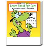 CS0345B Learn About Eye Care Coloring and Activity Book Blank No Imprint